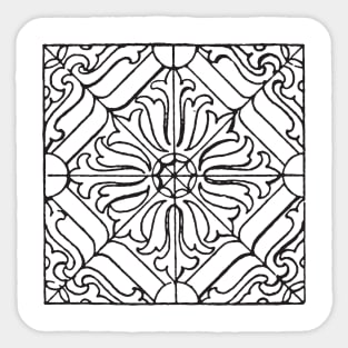 Renaissance Pattern Sticker